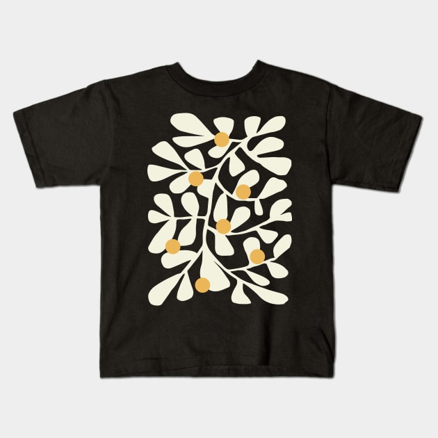 Summer Bloom: Matisse Night Edition Kids T-Shirt by ayeyokp